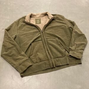 vintage fur lined sweatshirt